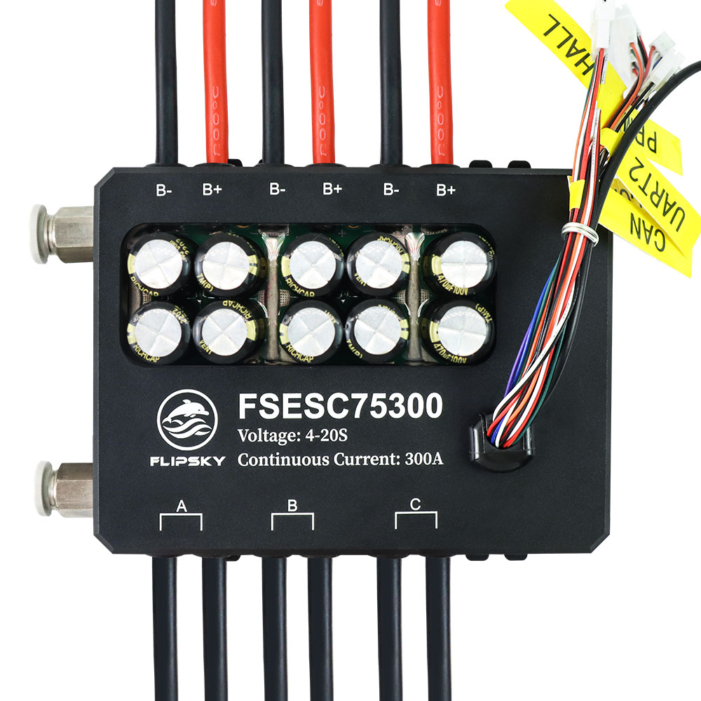 Flipsky Fsesc 75300 84v High C - огляд і ціна Vesc 75300 High Current Esc