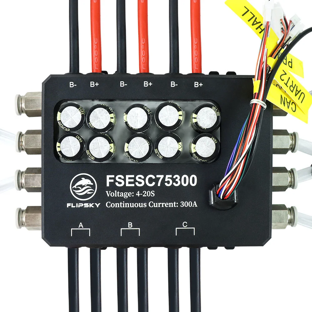 AvaCoreFlipsky FSESC 75300 84V - огляд і ціна Vesc 75300 High Current Esc