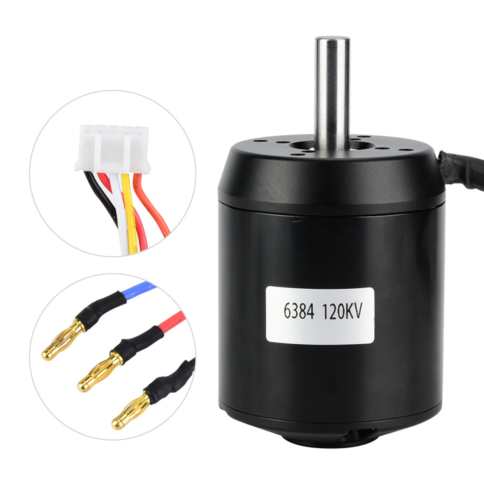 6384 120KV BLDC Outrunner Brus - огляд і ціна 6384 Brushless Motor Sensored